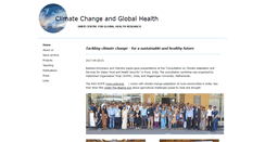 Desktop Screenshot of climateandhealth.net